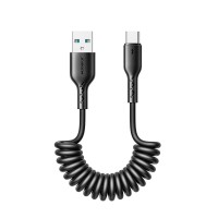  USB kabelis Joyroom SA38-AC3 USB to USB-C 3A 1.5m black 